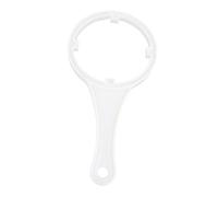 PLAFOPE Llave Filtro Ligera y Fácil de Usar para Purificador de Agua, Pp Blanco Compatible Carcasas Estándar de 10 Pulgadas para Cambio Rápido