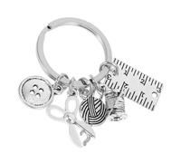 PLAFOPE Llavero Resistente al Desgaste y Portátil de Metal Vintage para Coche y Mochila Diseño de Moda Adecuado para Diseñadoras de Moda y Mujeres