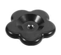 PLAFOPE Manija de Volante para Válvula Exterior de Baquelita Manija de Repuesto Cuadrada 6X6X70 MM Anillo Metálico Operador para Grifo Comercial y Piezas de Grifos de Agua