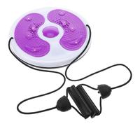 PLAFOPE Máquina de Torsión de Cintura Efecto Masaje y Diseño Compacto, Tabla Giratoria para Hacer Ejercicio en Casa y Entrenamiento Abdominal de Plástico