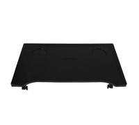 PLAFOPE Mesa Plegable Ligera y Portátil Negra para Silla de Ruedas con Bandeja Desmontable y Portavasos Compatible con Todo Tipo de Sillas de Ruedas para Uso Interior y Exterior