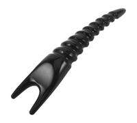 PLAFOPE Natural Ox Horn Gua Sha Facial Tool Ergonomic Eye Massage Stick For Delicate Skin Care Portable Face Scraping Board With Cooling Effect For Eye Contours