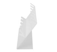 PLAFOPE Organizador De Plástico Soporte De Tubo De Ensayo De Plástico Estante De Almacenamiento De Pipetas Del Tubo De Ensayo White