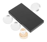 PLAFOPE Paleta De Sombras De Ojos Vacía 1 Unidad Tamaño Pequeño Con Espejo Para Mujer Uso Portátil Viaje Con 3 Bandejas Redondas De Aluminio y Cinta Adhesiva Doble Cara