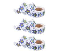 PLAFOPE Pegatinas de Recompensa Láser Diseño de Flores Holográficas, 1500 Unidades por Paquete, Adhesivo Duradero, para Aula, Manualidades y Fiestas Infantiles