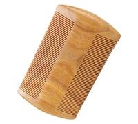 PLAFOPE Peine de Madera para Barba y Bigote con Doble de Diseño Tallado Manual para Cuidado y Alisado de Barba para Hombres Elegantes