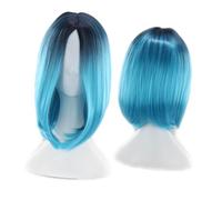 PLAFOPE Peluca Bob Sintética para Mujer Fibra Resistente al Calor, Diseño Estilizado y Color Degradado, Cómoda para Uso Diario Cosplay o Fiesta