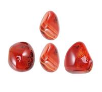 PLAFOPE Piedras Curativas Pulidas Ágata Bandeada 4 Piezas Pequeñas 2-3 Cm Natural Color Aleatorio Para Meditación Relajación Decoración Hogar Oficina