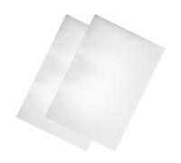 PLAFOPE Placas de aluminio 2 piezas A4 en blanco, pletina aluminio rectangular, para manualidades, bricolaje y fabricación, 11.69 x 8.26 in