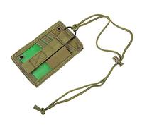 PLAFOPE Portatarjetas de Tela Oxford con Llavero para Fotos Funda para Tarjeta de Identificación Portatarjetas Portátil Horizontal 1 Funda Pequeña para Guardar Tarjetas