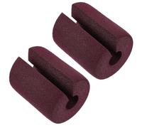 PLAFOPE Protector de Puerta Antideslizante Cilíndrico Nbr 2 Piezas Color Marrón para Evitar Pellizcos de Dedos Puertas Corredizas Amortiguador de Golpes y Reducción de Ruido para Uso