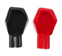 PLAFOPE Protector para Terminal de Batería Automotriz de Tapas Aislantes Antipolvo para Bornes Positivo y Negativo Compatible con Coches Motos y Camiones Resistente al Calor y Fácil