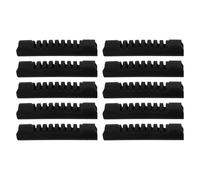 PLAFOPE PS Pack de 10 Piezas 10 Manijas de Repuesto de Plástico y Accesorios Esenciales de Viaje Agarre Cómodo para Maletas Negras para Equipaje