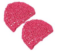 PLAFOPE Redecilla para Peluca de Crochet para Mujer 2 Piezas Red Gruesa para Dormir y Uso Diario en Fiestas y Noches de Baile