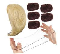 PLAFOPE Redes Invisibles para Cabello Reutilizables 100 Unidades 50cm Malla Elástica Ligera Transpirable para Bailarinas, Enfermeras y Uso Diario