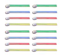 PLAFOPE Regla de Madera de 18 Cm Diseño de Fútbol, Paquete de 20 Unidades, Material de Oficina y Escolar, Regla de Arte, Premio para Aula y Fiestas, Herramienta Precisa para Dibujo