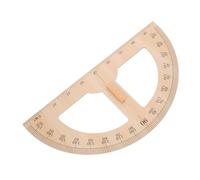 PLAFOPE Regla de Madera para Maestros con Mango Ergonómico Herramienta de Medición Geométrica Grande para Aula Apoyo Didáctico para Enseñanza Matemática