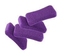 PLAFOPE Removedor de Callos para Pies 4 Piezas de Pu Púrpura, Exfoliante Cómodo y Lavable para Eliminar Durezas y Células Muertas en Casa Color Aleatorio
