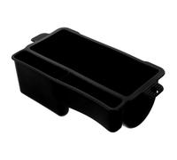 PLAFOPE Revestimiento de Silicona para Bandeja de Grasa Reutilizable Fácil de Limpiar y Portátil Accesorio para Barbacoa al Aire Liner Reemplazable para Parrilla Negra