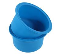PLAFOPE Revestimientos de Silicona para Olla Calentadora de Cera, 2 Piezas, Color Azul, Diámetro 12 Cm, Antiadherente y Reutilizables, Aptos para Calentadores Pequeños, Ideales