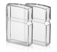 PLAFOPE Soporte para Funda de Encendedor Transparente de plástico, Pack de 3 Piezas para Actividades al Aire Libre Compatible con Zippo y Otros