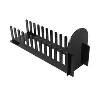 PLAFOPE Soporte para Tarjetas de Visita Negro de Resistente Expositor Acrílico Multifuncional para Escritorio Organizador de Tarjetas Postales y Fotos para Mostradores y Tiendas