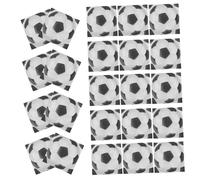 PLAFOPE Suministros De Fiesta De Fútbol De Fiesta De Fútbol De 20 Piezas De Fútbol Para Decoraciones De Fútbol Servilletas Deportivas De De Fútbol Decoraciones De Mesa De Fútbol