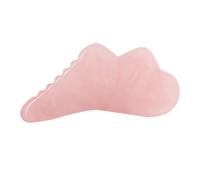 PLAFOPE Tablero de Gua Sha de Cuarzo Rosa Natural para Masaje Facial y Corporal Herramienta para Estimulación Muscular y Cuidado Relajante y Saludable Seguro y Duradero