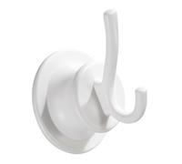 PLAFOPE Tapa del Orificio Pared del Baño con Gancho, Cubierta Decorativa para Agujero de Pared, Abs Blanco, Tapa de Orificio Reservado, Simple Instalación