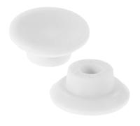PLAFOPE Tapones de Goma Redondos Color Blanco Diseño Práctico Multiusos Pack de 2 Piezas para Mantenimiento para Drenaje de Congelador y Refrigerador