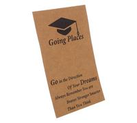 PLAFOPE Tarjeta de Felicitación de Graduación de Papel, Tarjeta de Graduado Universitario Deseos, Felicitaciones, Bendiciones y Agradecimientos para Ceremonias y Fiesta de Graduación,