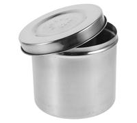 PLAFOPE Tarro de Almacenamiento Hermético para Pomadas y Alcohol de Acero Inoxidable, Recipiente Portátil y Duradero para Uso Médico y Profesional