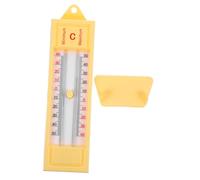 PLAFOPE Termómetro para Invernadero con Registro y Indicador Azul Montaje Pared para Interior y Exterior Control Preciso de Temperatura Ambiental