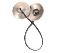 PLAFOPE Tingsha Tibetano de Cobre Pulido Campanas de para Yoga y Relajación Instrumento Musical Artesanal Nepalí para Mindfulness y Sonora