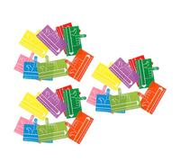 PLAFOPE Tiras de Lectura Guía para Dedos para 24 Unidades en 8 Colores Surtidos Separadores de Dedos para Escritura a Mano Ayuda de Lectura para Disléxicos y Herramienta de Enfoque en