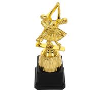 PLAFOPE Trofeo de Baile para Estudiantes, Compacto y Portátil, de Plástico Dorado, Premio Elegante para Competencias y Recuerdos de Presentaciones Escolares