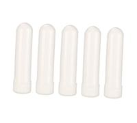 PLAFOPE Tubos Inhaladores Vacíos De Aromaterapia 5 Unidades Plástico Sanitario Recargables Para Uso Diario Aceite Esencial Aromaterapia Blancos Para Llevar