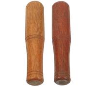 PLAFOPE Varillas de Madera para Moler Ajo y Especias, Diseño Ergonómico Fácil de Usar, Pack de 2 Piezas, Utensilios de Cocina para Molienda Manual