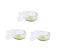 PLAFOPE Vaso Para Soporte De Líquido Para Manicura 3 Pcs Base Gruesa Evita Derrames