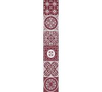 Plage 260591 Decoración Adhesiva para Azulejos, Vinilo, Rojo, 15x15 cm, 6 Unidades