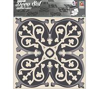 Plage Beach 164504 - Adhesivo Decorativo para Suelo (Vinilo, 30 x 30 cm), Color Gris