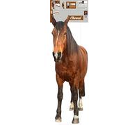 Plage Caballo Decoración Mural Adhesiva Gigante, Vinilo, Marrón, 58.2x0.1x172 cm