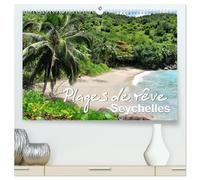 Plages de rêve Seychelles (Calendrier mural 2026 DIN A2 vertical) calendrier de bureau: Les plus belles plages des îles Mahé, Praslin et La Digue