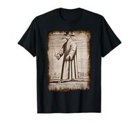 Plague Doctor Macabre Edad Media, Steampunk, Horror Camiseta