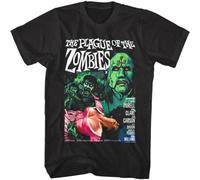 Plague of The Zombies Movie Poster Men's T Shirt 60s Hammer Horror Film Black M