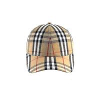 Plaid British Wind Hat Casual Out Of The Street Retro Plaid Baseball Cap Casual Cap Literary Street Duck Tongue Cap