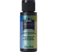 PLAID ENTERPRISES, INC. FOLKART Color BLU/GRN/GO, azul, verde, cambio de oro, 2 oz/59 ml