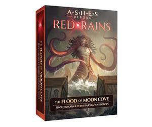 Plaid Hat Games | Ashes Reborn Red Rains: The Flood of Moon Cove Expansion | Card Game | 2 Players | Ages 14 and up | English