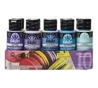 Plaid PE7507 Folk Art - Juego de pintura acrílica satinada multisuperficie, 10 piezas, brillantes