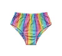 Plaid Sequin Cheerleading Shorts Party Dance Bottom Ideal para Regalar